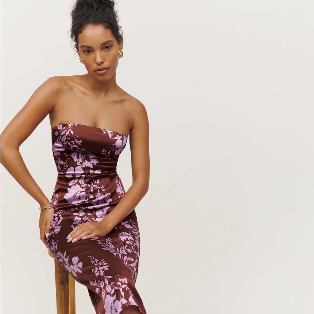 Reformation Oaklie Silk Dress | Size 0 | Color: Kiana - NWT!